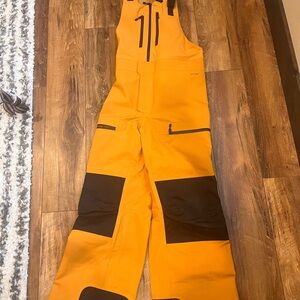 Mens NORTH FACE CEPTOR DryVent Bibs Ski Snow Pants Waterproof Size L